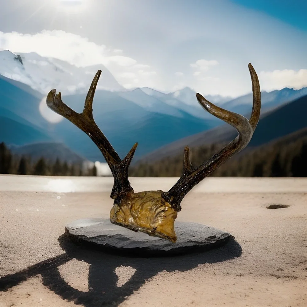 Genuine Deer Antlers Small 7 point Man Cave Decor Antler Polished‎ Hunters Skull